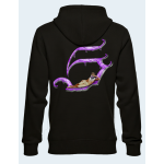 Černá mikina Sawcy Záda S