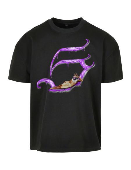 Oversized tričko Sawcy z těžké bavlny přední