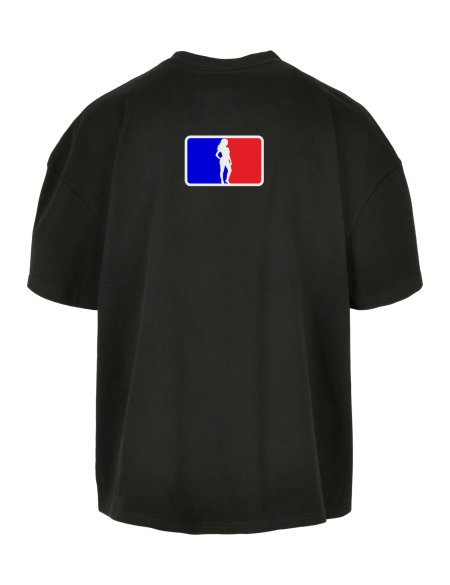 Oversized tričko HOE z těžké bavlny potisk vzadu