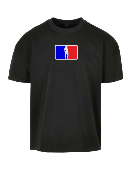 Oversized tričko HOE z těžké bavlny potisk vpředu